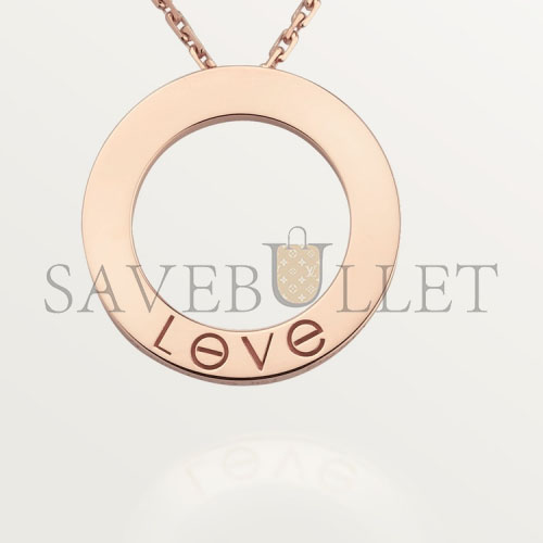 CARTIER  LOVE NECKLACE, 3 DIAMONDS B7014700