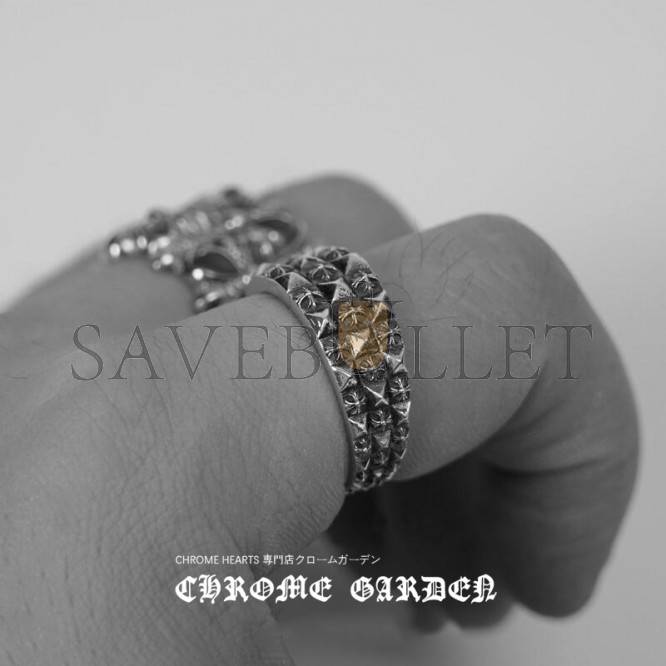 CHROME HEARTS MULTI CH PLUS STACK RING