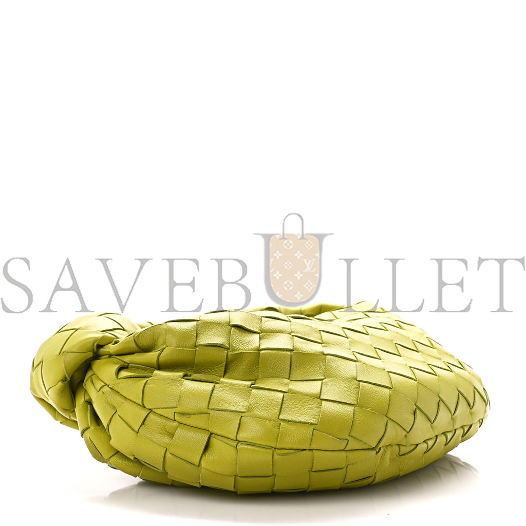 BOTTEGA VENETA NAPPA INTRECCIATO MINI JODIE KIWI  (27*13*6cm)