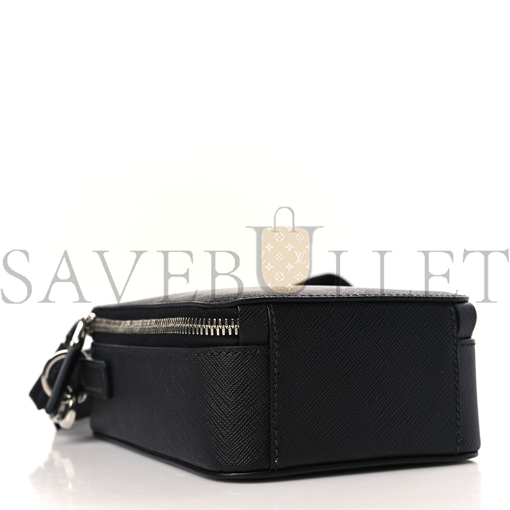 PRADA SAFFIANO BRIQUE CROSSBODY BAG BLACK (18*11*6cm)