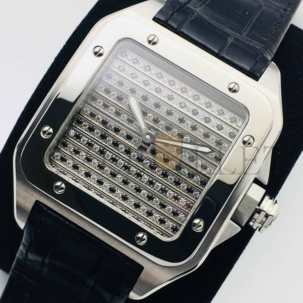 CARTIER SANTOS THREE-SIDED WATCH WM505914