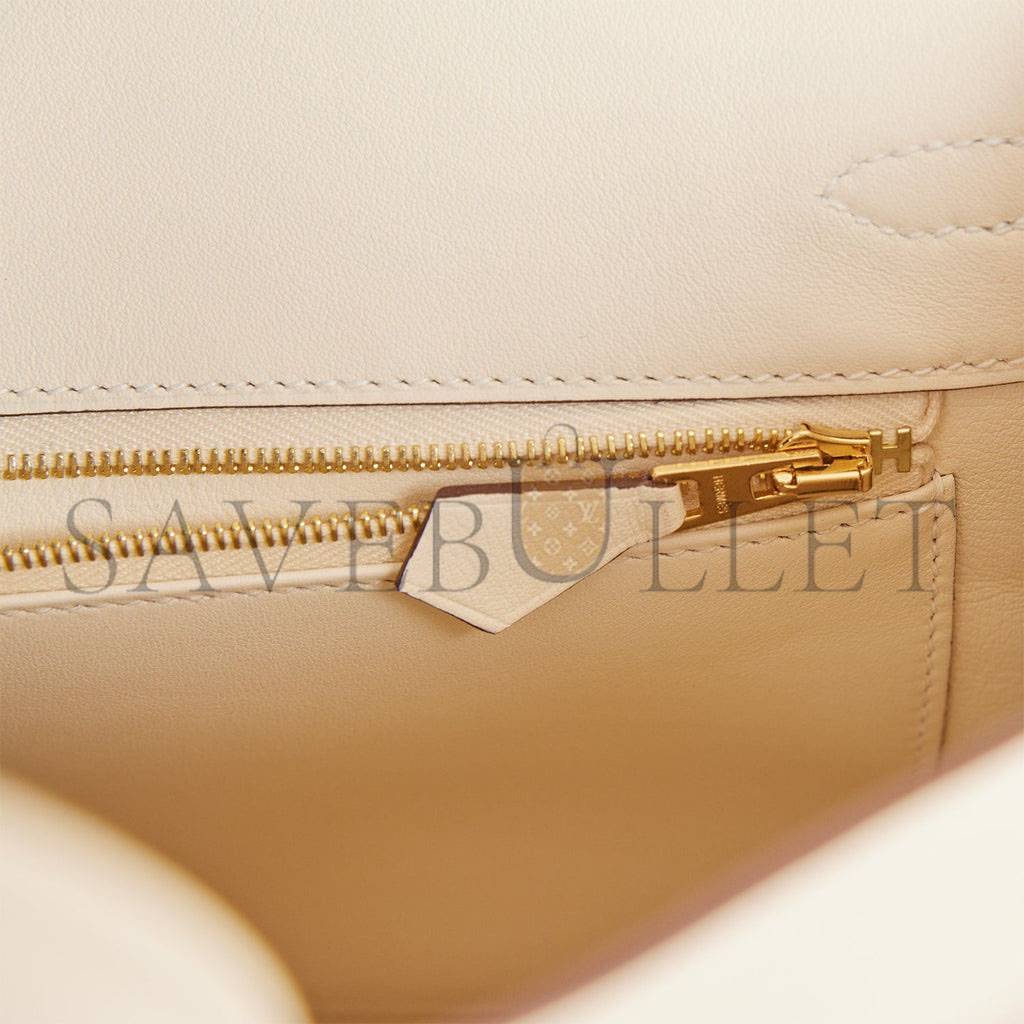 HERMES BIRKIN 25 NATA SWIFT GOLD HARDWARE (25cm)