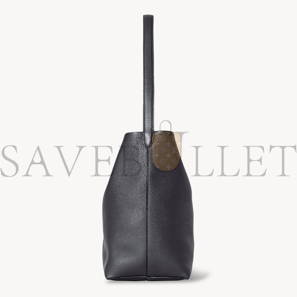 THE ROW MEDIUM NS PARK TOTE BAG IN LEATHER BLACK W1313L129BLPL (33*28*15cm)