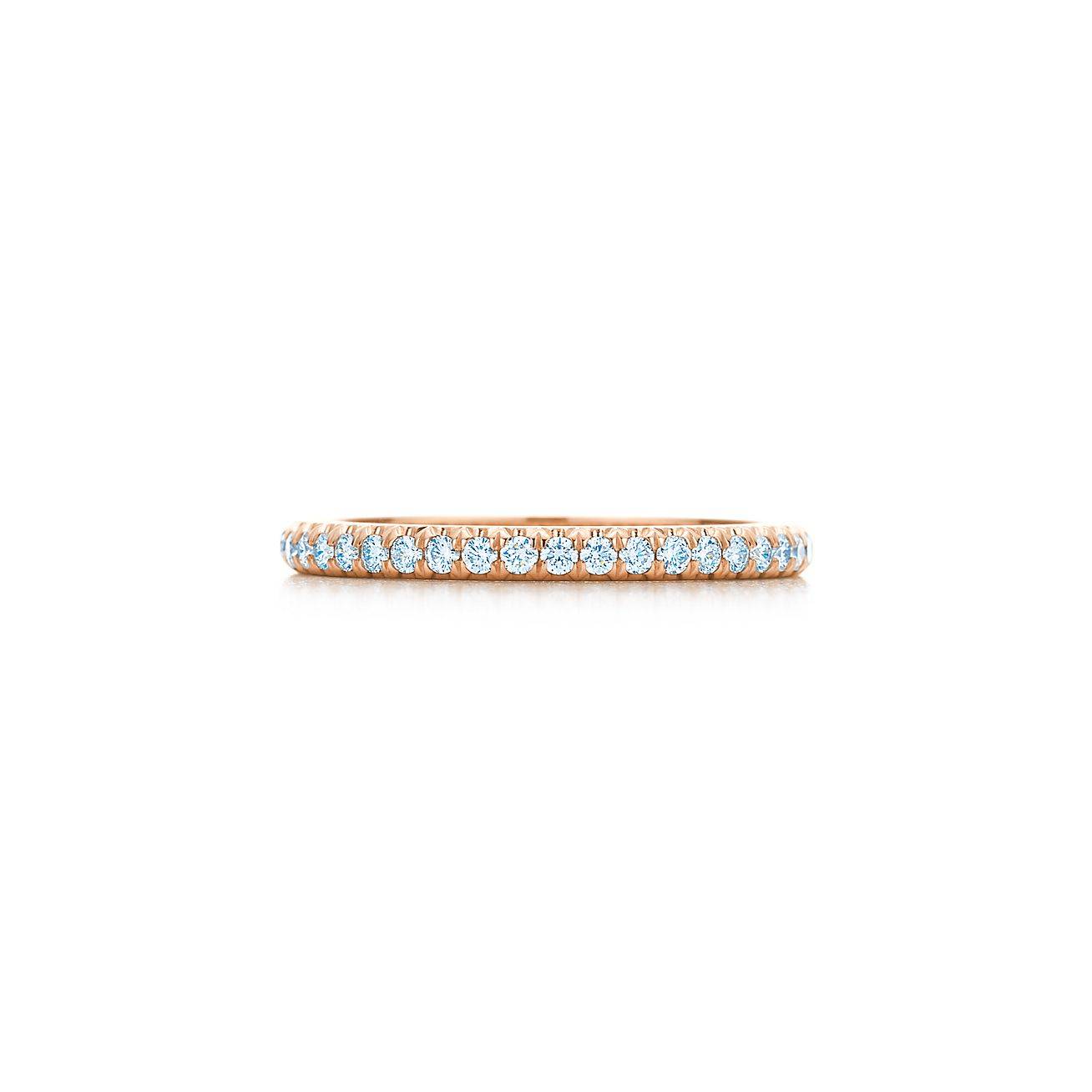 TIFFANY SOLESTE® FULL ETERNITY RING IN PLATINUM WITH DIAMONDS