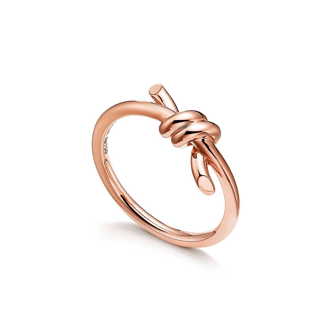 TIFFANY KNOT RING IN ROSE GOLD