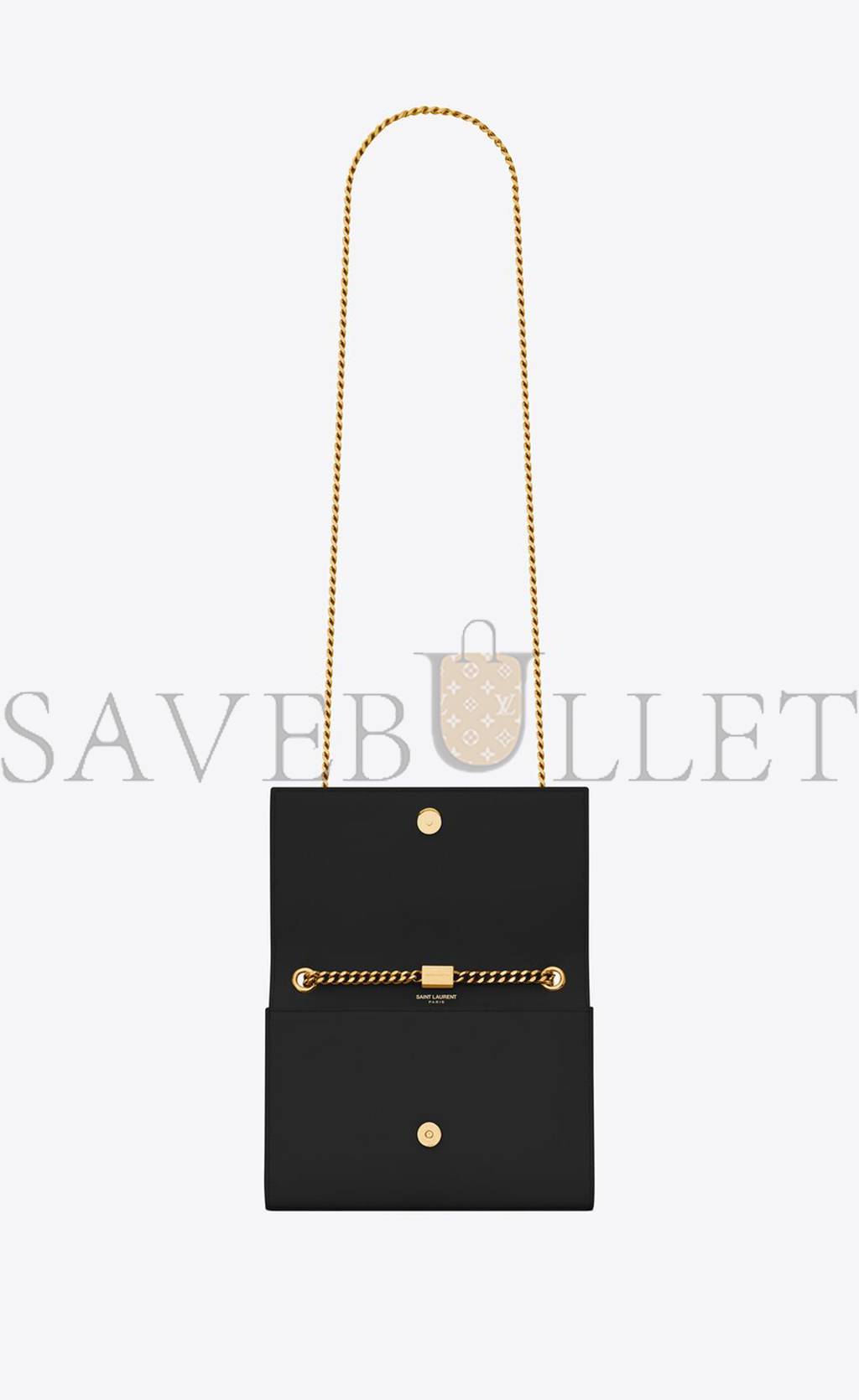 YSL KATE SMALL CHAIN BAG IN GRAIN DE POUDRE EMBOSSED LEATHER 469390BOW0J1000 (20*12.5*5cm)