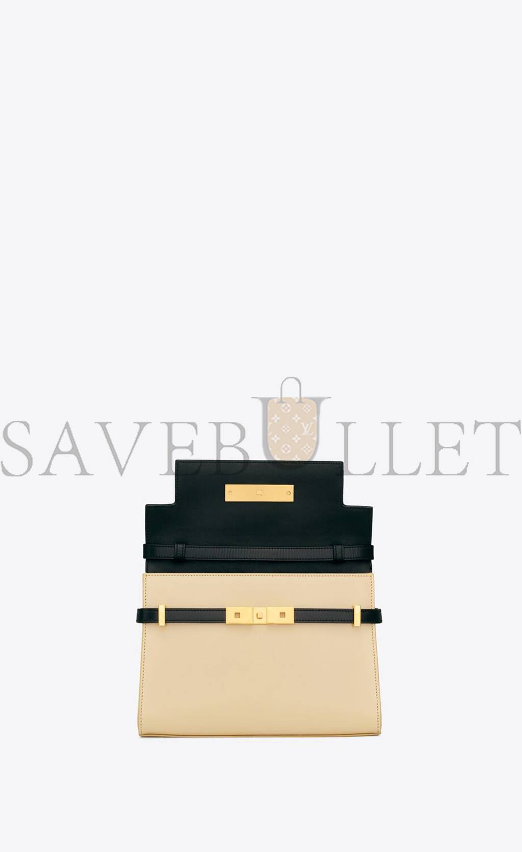 YSL MANHATTAN SMALL SHOULDER BAG IN BOX SAINT LAURENT LEATHER 67562616C7W1089 (24*17.5*6cm)